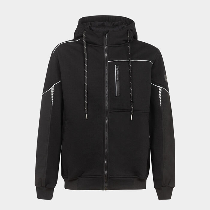 Sudadera con cremallera DAYTONA con capucha BWOLF