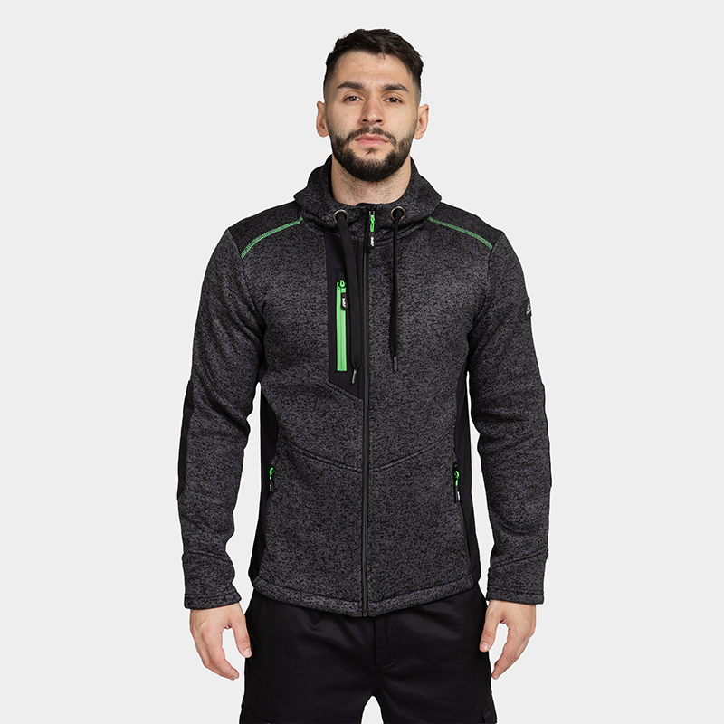 Sudadera con cremallera NORD con capucha BWOLF