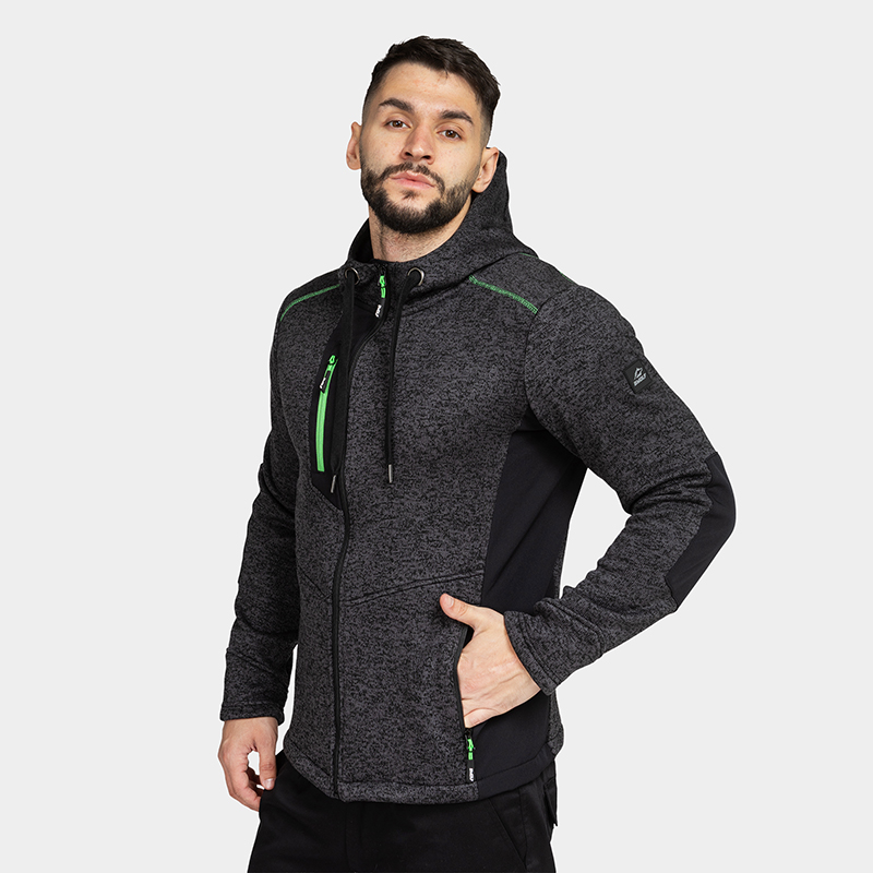 Sudadera con cremallera NORD con capucha BWOLF