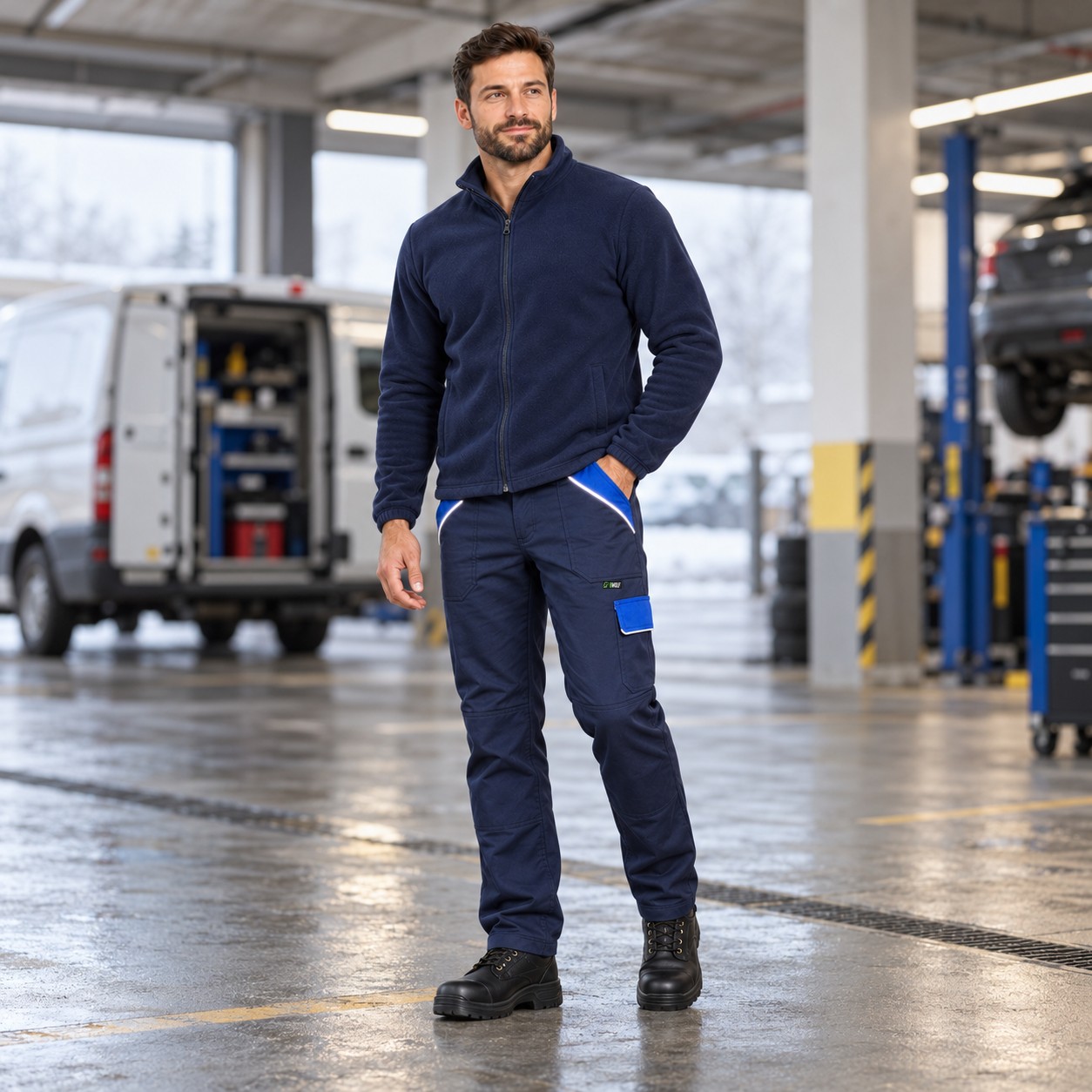 Pantalón de trabajo de invierno ZEUS BWOLF
