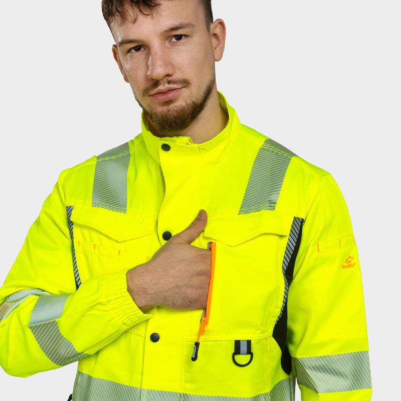 Chaqueta de alta visibilidad DRIFT HV BWOLF