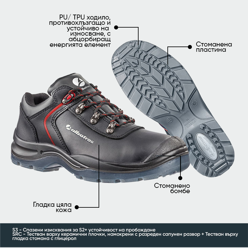 Zapatos de seguridad con puntera GRAVITATION Low S3 Albatros