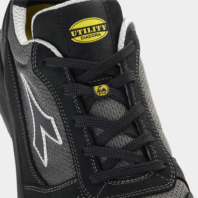 Zapatos de seguridad con puntera RUN TEXT Low S1PL Diadora