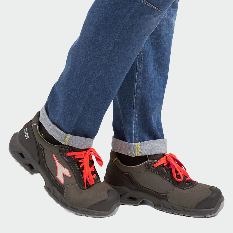 Zapatos de seguridad con puntera SHARK STAB IMP LEAT Low S3 Diadora