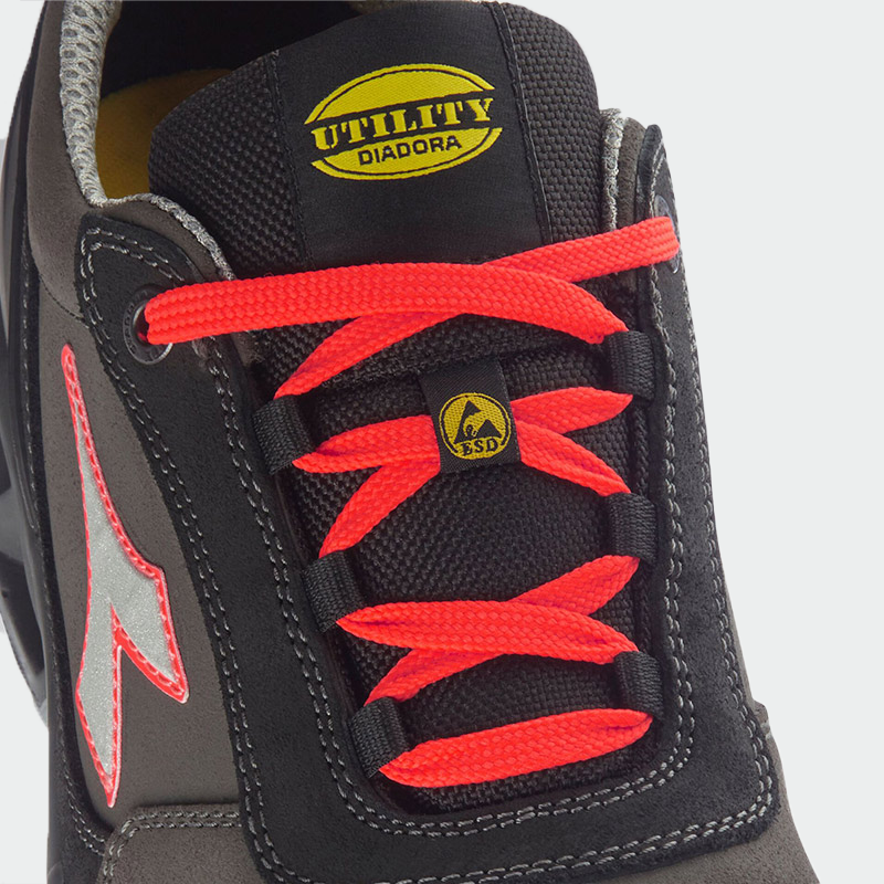 Zapatos de seguridad con puntera SHARK STAB IMP LEAT Low S3 Diadora