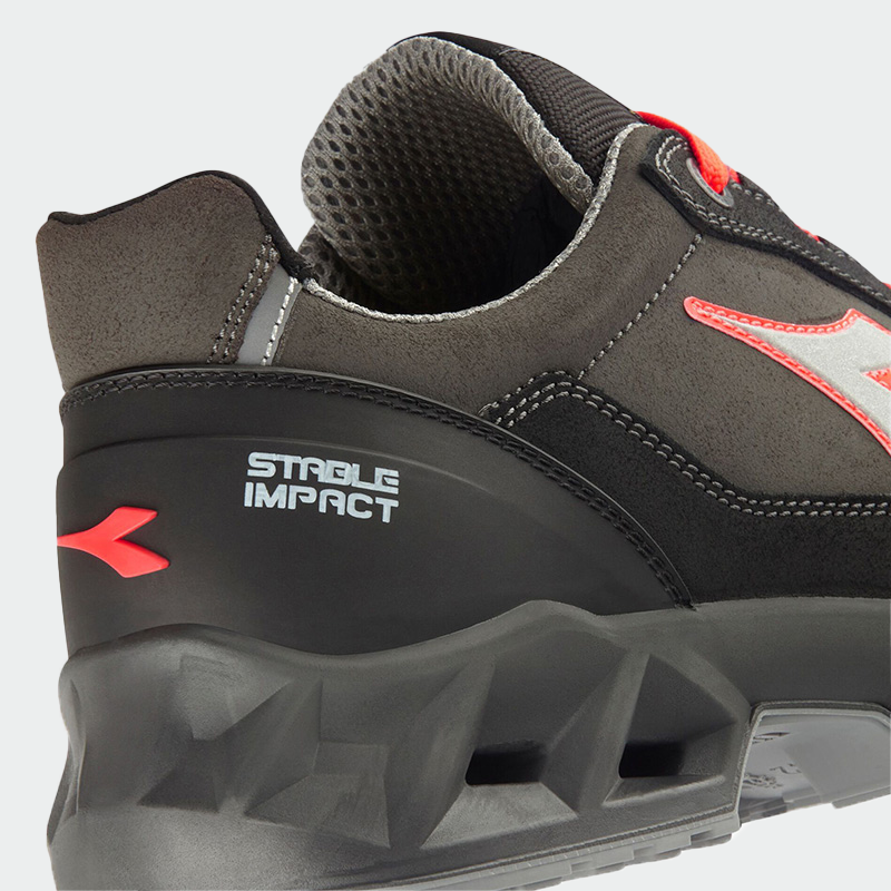 Zapatos de seguridad con puntera SHARK STAB IMP LEAT Low S3 Diadora