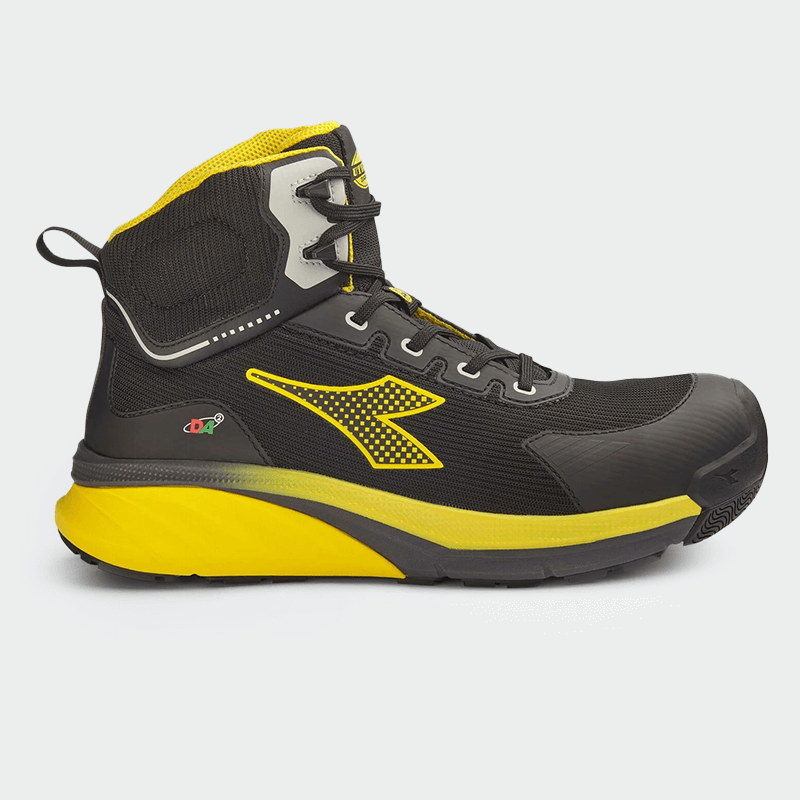 Hi work shoes with a toe cap VORTEX DA2 MID S3S