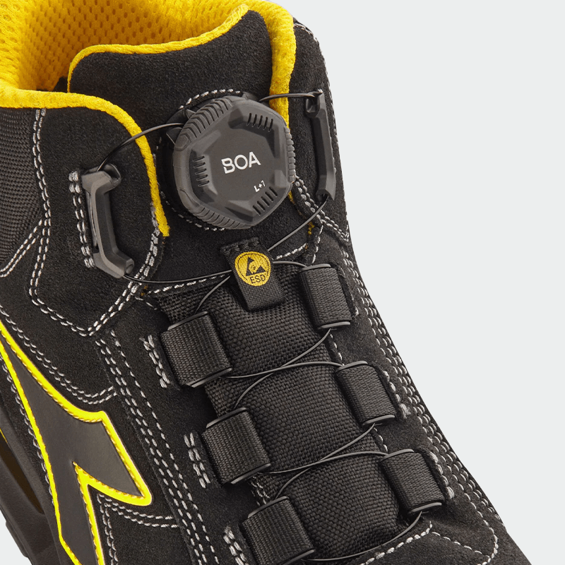Botas de seguridad con puntera RUN NET AIRBOX MASTER BOA MID S3S Diadora