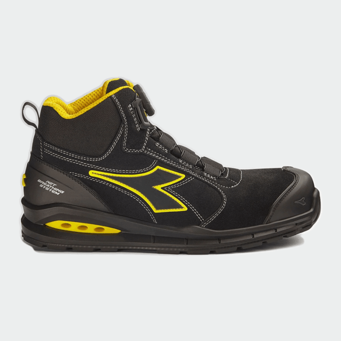 Botas de seguridad con puntera RUN NET AIRBOX MASTER BOA MID S3S Diadora