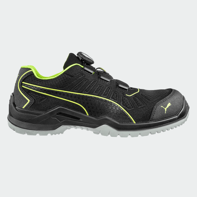 Low work shoes with a toe cap FUSE DISC LOW S1PS