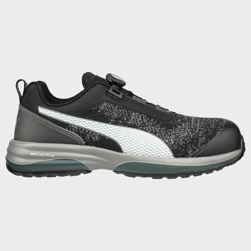 Low work shoes with a toe cap CHARGE DISC LOW S1P