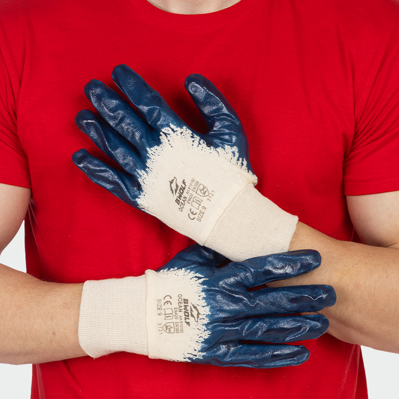 Guantes de nitrilo OCEAN BWOLF