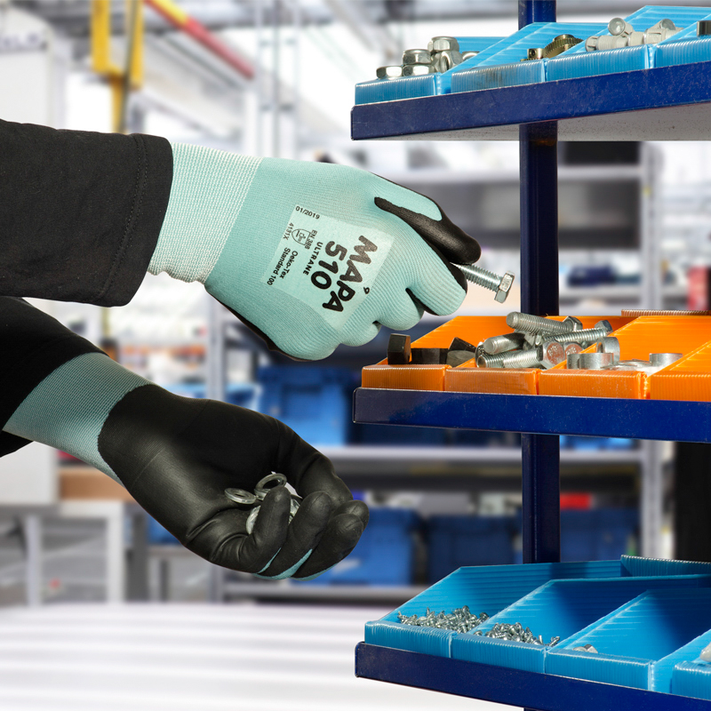 Guantes de nitrilo ULTRANE 510 Mapa