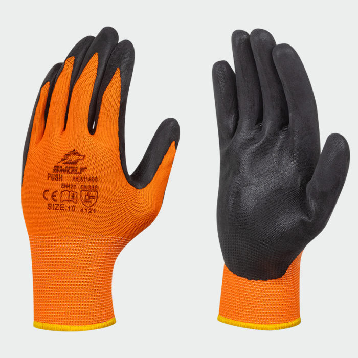 Guantes de nitrilo PUSH BWOLF