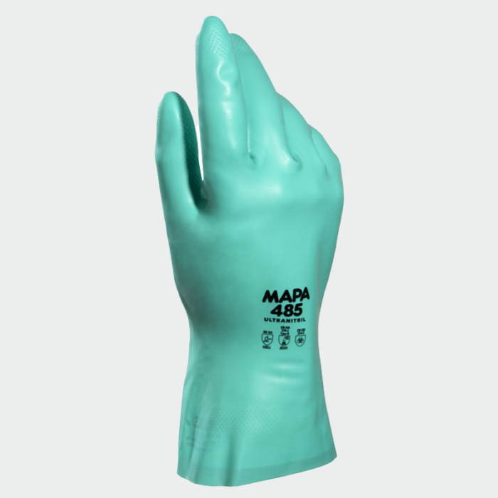 Guantes de protección química ULTRANITRIL 485 Mapa