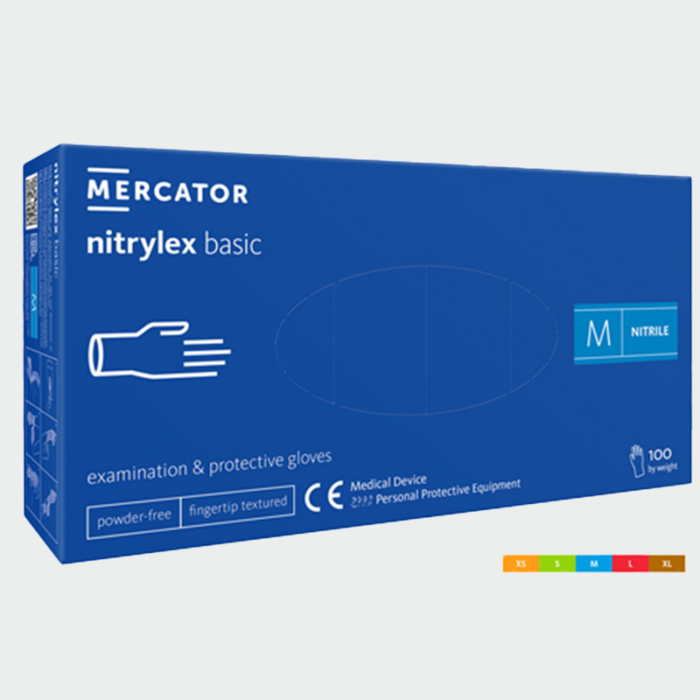 Guantes de nitrilo desechables NITRYLEX Mercator