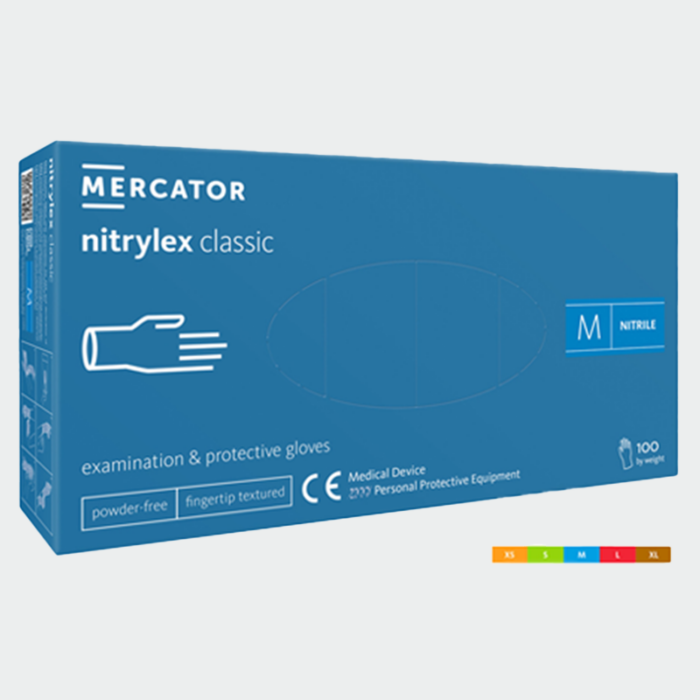 Guantes de nitrilo desechables NITRYLEX Mercator