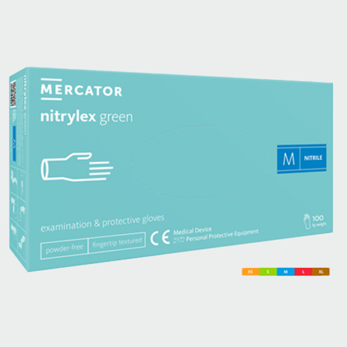 Guantes de nitrilo desechables NITRYLEX Mercator