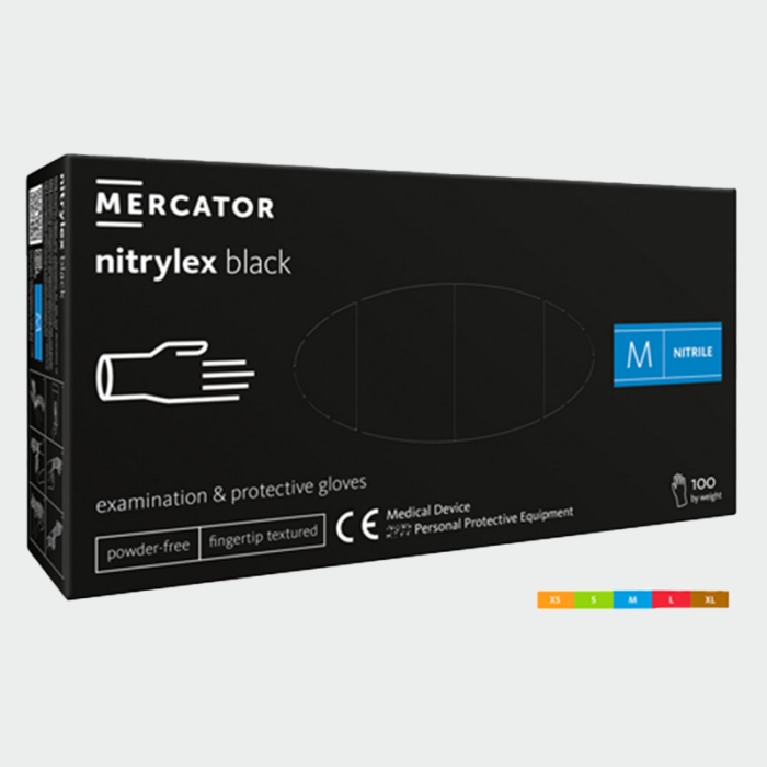 Guantes de nitrilo desechables NITRYLEX Mercator