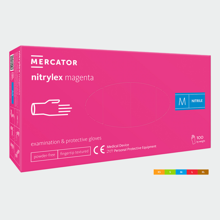Guantes de nitrilo desechables NITRYLEX Mercator