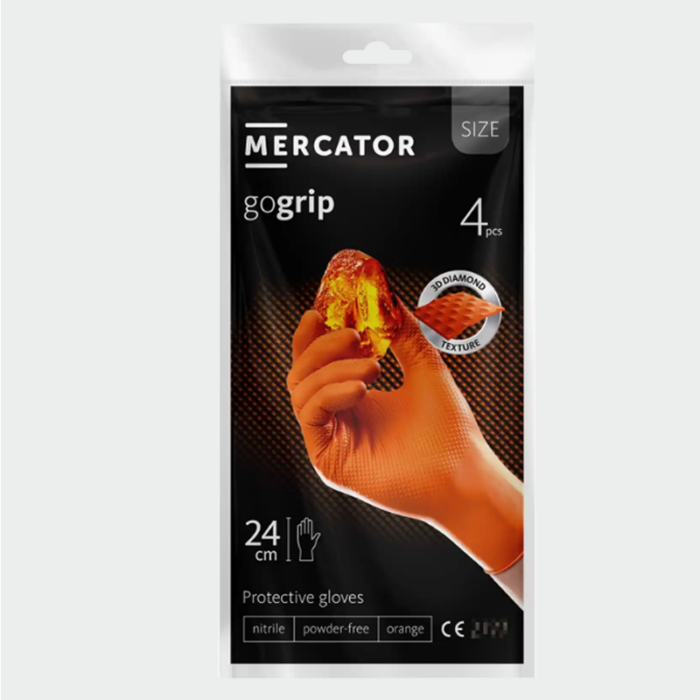 Guantes de nitrilo desechables GOGRIP A’4 Mercator
