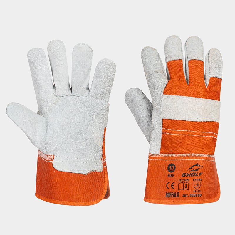 Guantes de trabajo de cuero de invierno BUFFALO BWOLF