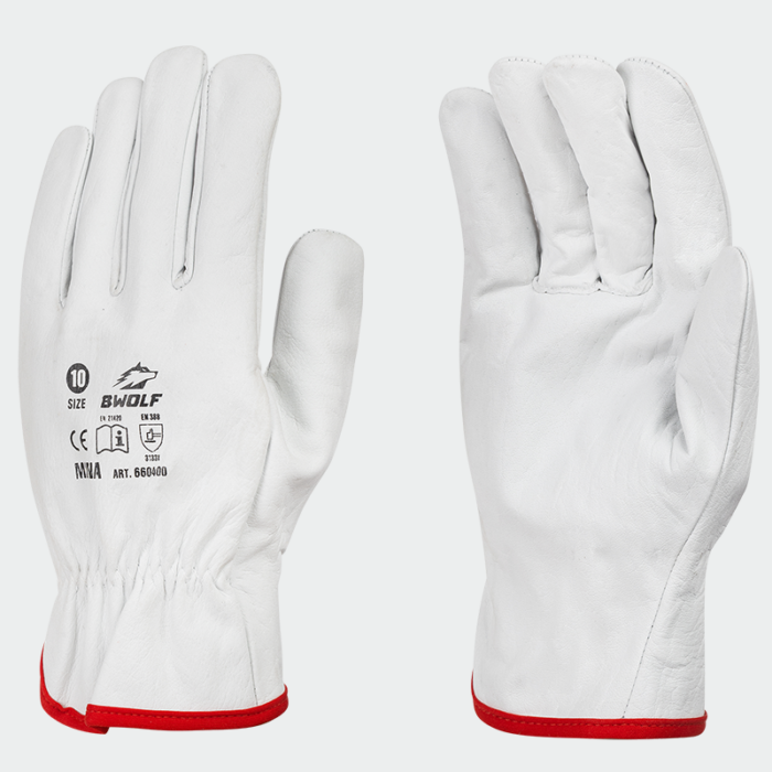 Guantes de trabajo de cuero MANA BWOLF