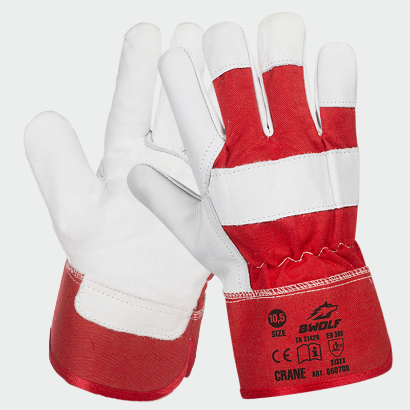 Guantes de trabajo de cuero CRANE BWOLF