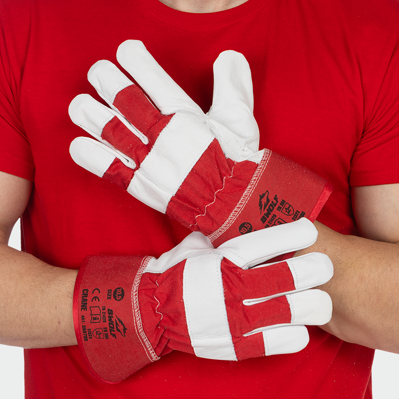 Guantes de trabajo de cuero CRANE BWOLF