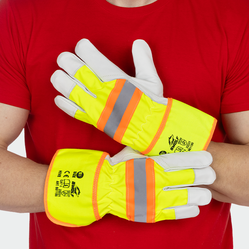 Guantes de trabajo de cuero HIVE BWOLF