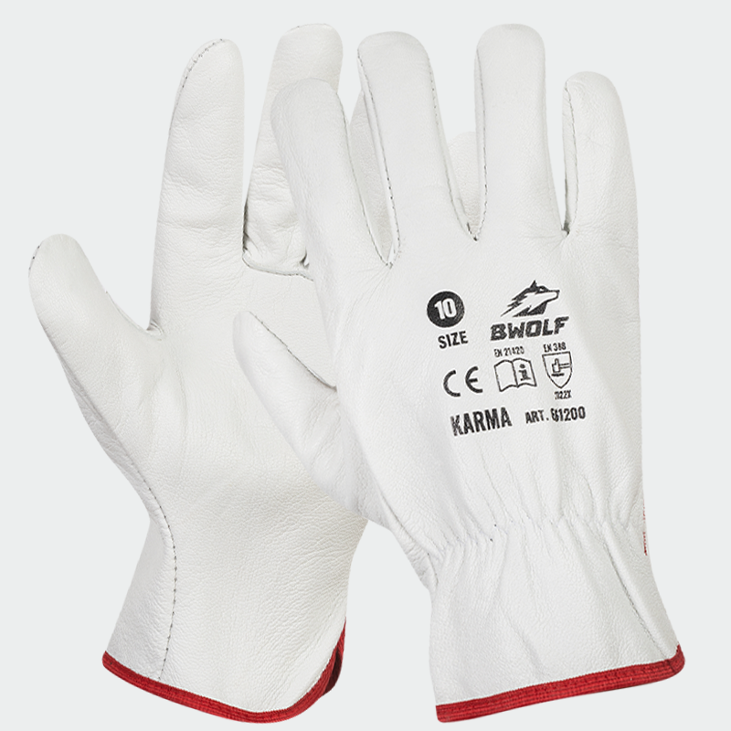 Guantes de trabajo de cuero KARMA BWOLF