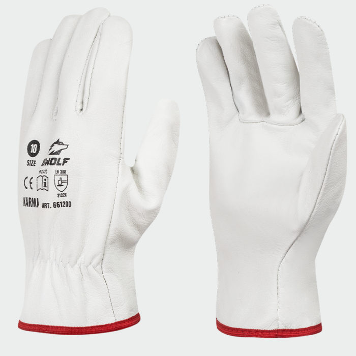 Guantes de trabajo de cuero KARMA BWOLF