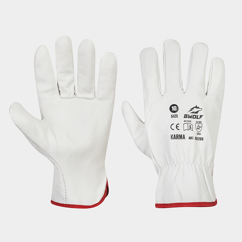 Guantes de trabajo de cuero KARMA BWOLF