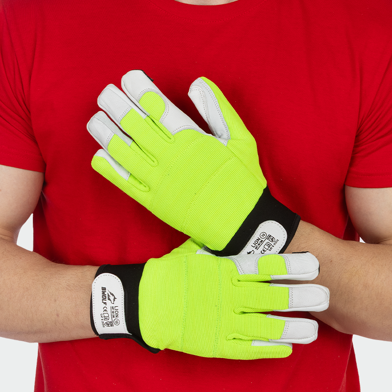 Guantes de trabajo de cuero LION BWOLF