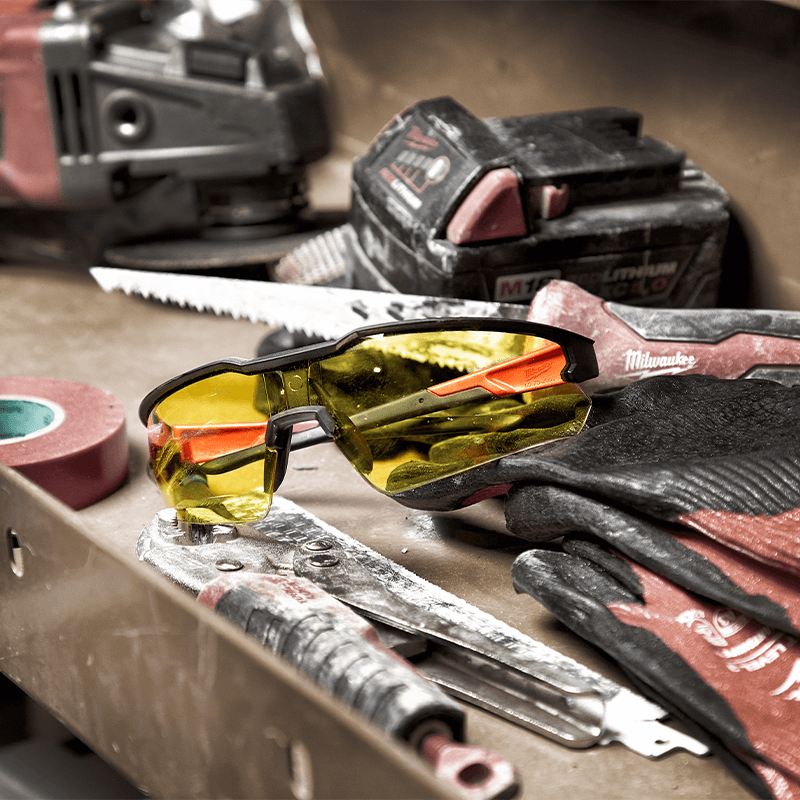 Gafas de seguridad ENHANCED amarillas Milwaukee