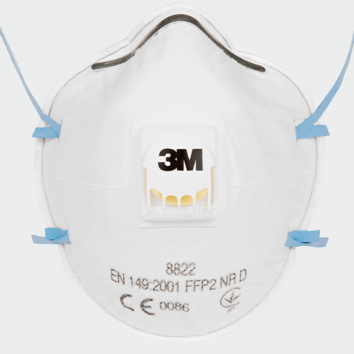 Mascarilla desechable FFP2 with valve 8822 P2V 3M