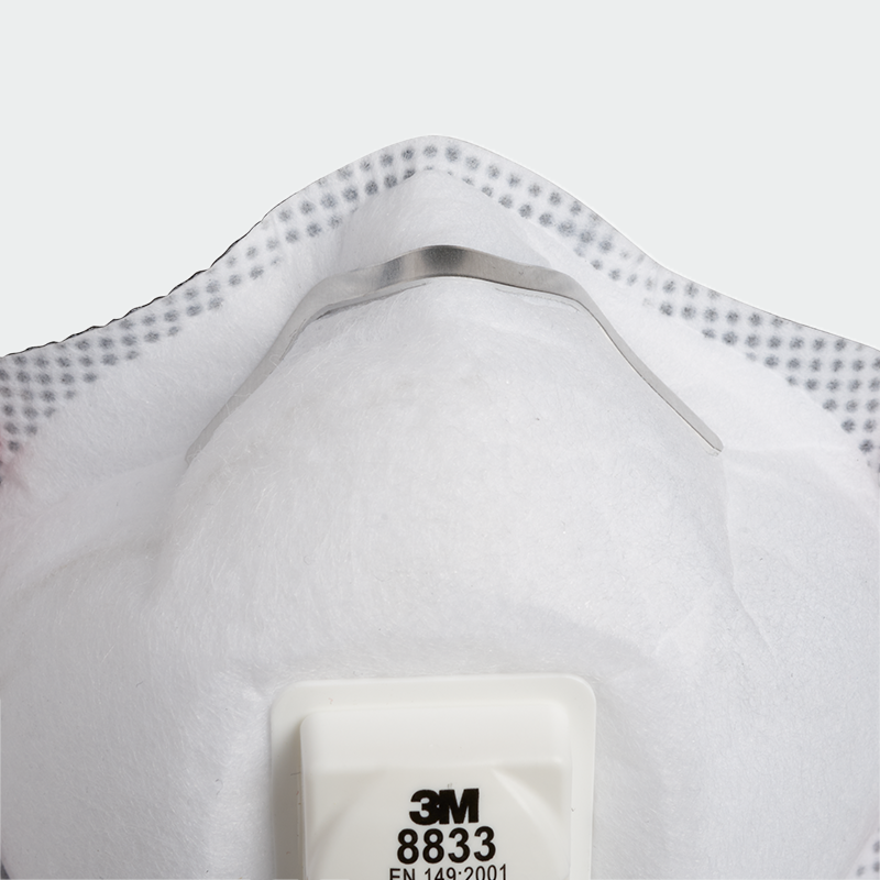 Mascarilla desechable FFP3 with valve 8833 P3V 3M