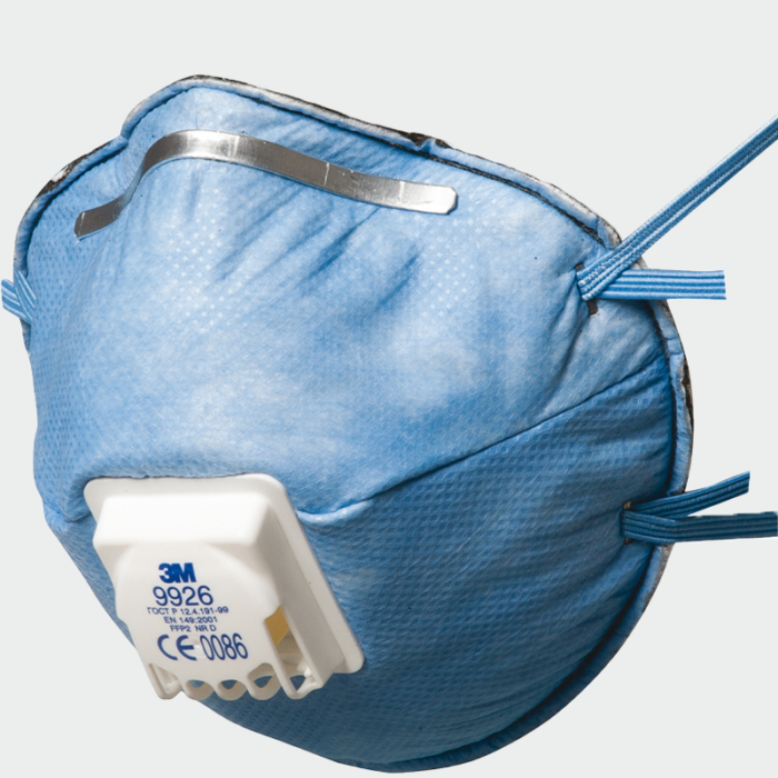 Mascarilla desechable FFP2 with valve 9926ANZ P2V 3M