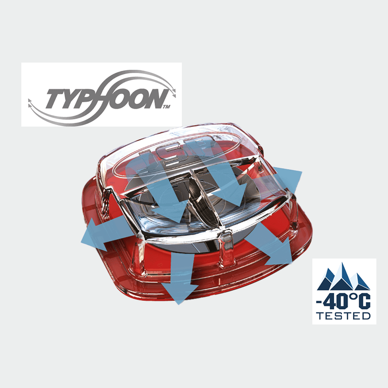 Mascarilla desechable FFP2 Typhoon™ with valve_x000D_ SPRINGFIT™ FFP2 JSP