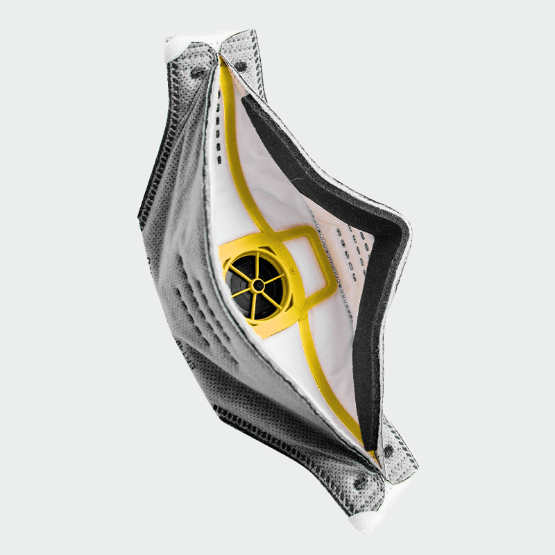 Mascarilla desechable FFP2 Typhoon™ with valve_x000D_ SPRINGFIT™ FFP2 JSP