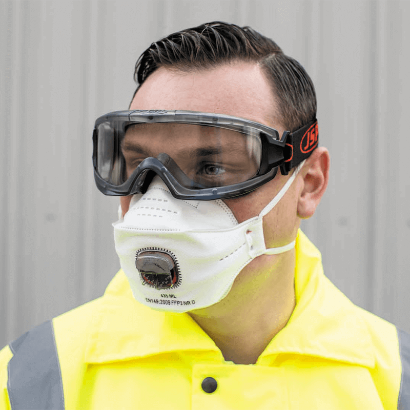 Mascarilla desechable FFP2 Typhoon™ with valve_x000D_ SPRINGFIT™ FFP2 JSP