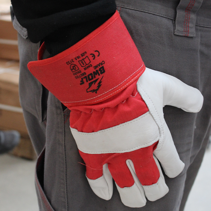 Guantes de trabajo de cuero CRANE BWOLF