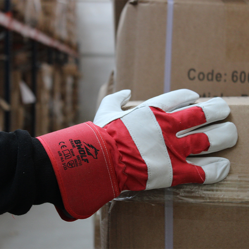 Guantes de trabajo de cuero CRANE BWOLF