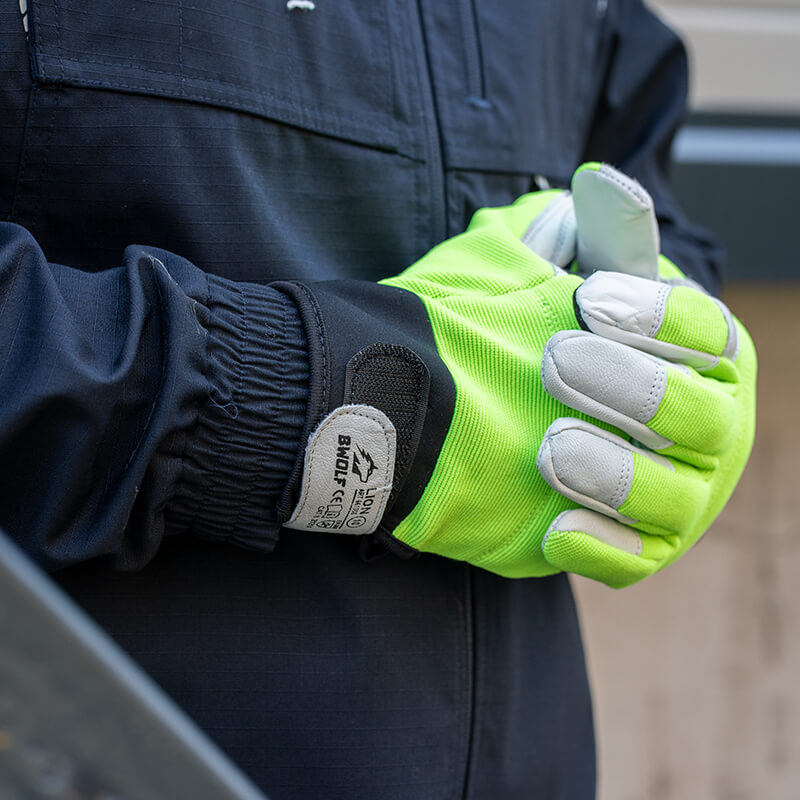 Guantes de trabajo de cuero LION BWOLF