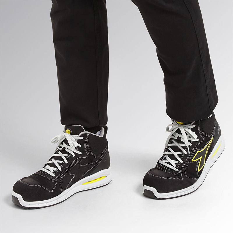 Botas de seguridad con puntera RUN NET AIRBOX Mid S3 Diadora