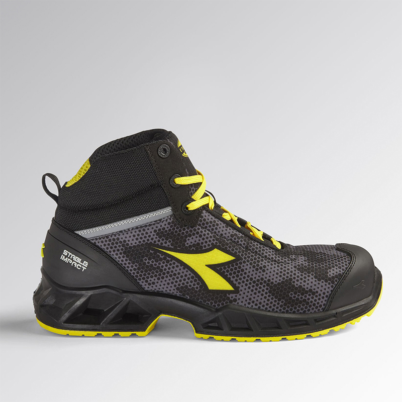 Hi work shoes with a toe cap SHARK STABLE IMPACT Mid S3