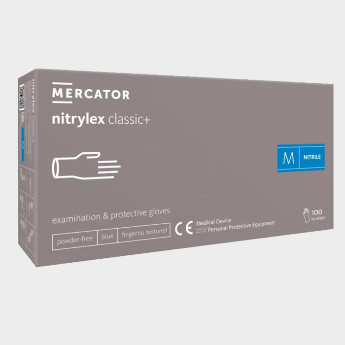 Guantes de nitrilo desechables NITRYLEX CLASSIC+ Mercator