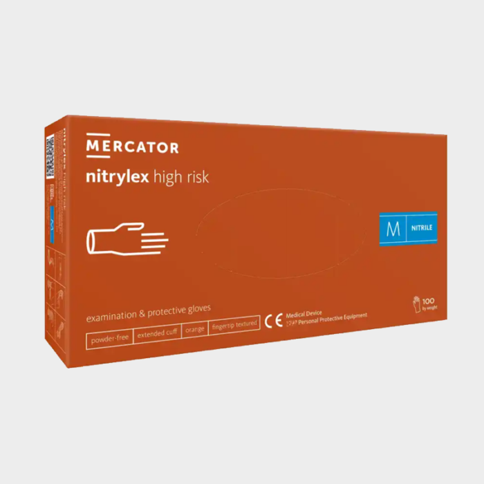 Guantes de nitrilo desechables NITRYLEX HIGH RISK Mercator