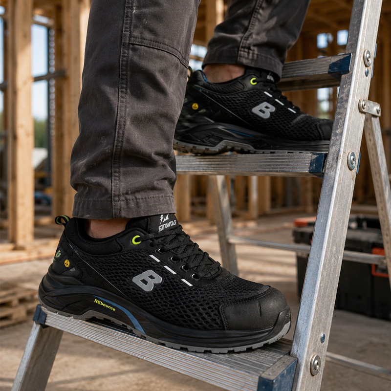 Zapatos de trabajo sin puntera TURBO AIR O1 BWOLF