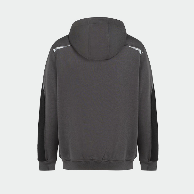 Sweatshirt with zipper DAYTONA Hoodie BWOLF